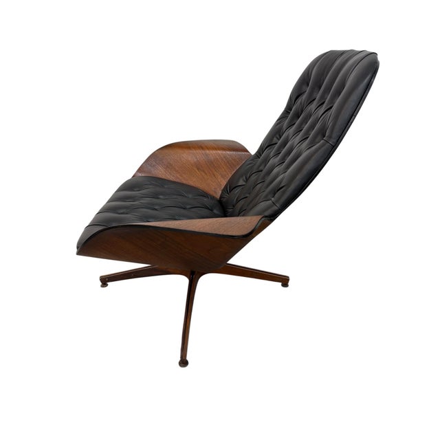 Plycraft Mid-Century Modern Plycraft Mr. Chair & Ottoman For Sale - Image 4 of 10