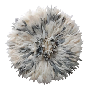 White Speckled Grey Juju Hat