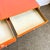 Postmodern Tangerine/Orange Laminate and Lucite Writing Desk For Sale - Image 9 of 11