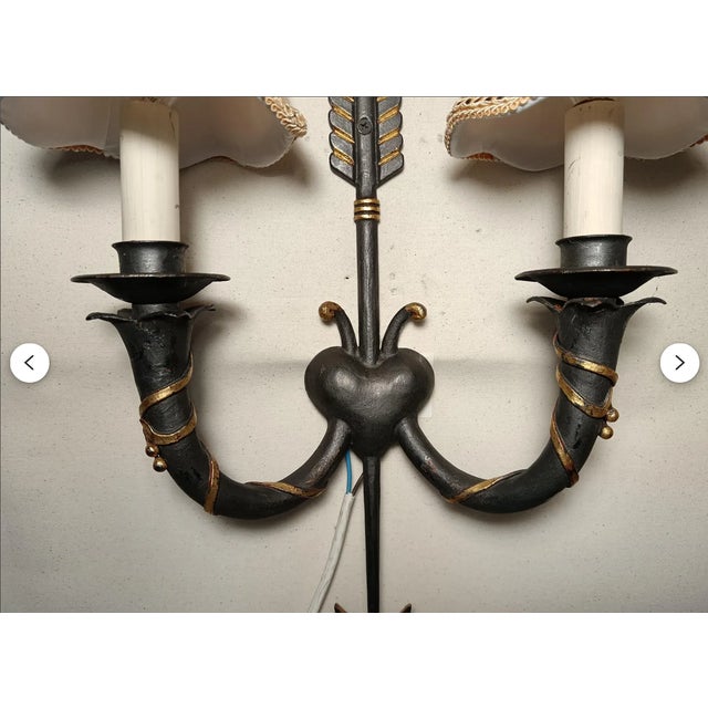 Antique Neo-Gothic Style Wall Sconce, 1890s For Sale - Image 4 of 11