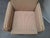 Gold Mid-Century Modern Wingback Lounge Armchair on Castors in Upholstery, 1960 For Sale - Image 8 of 18