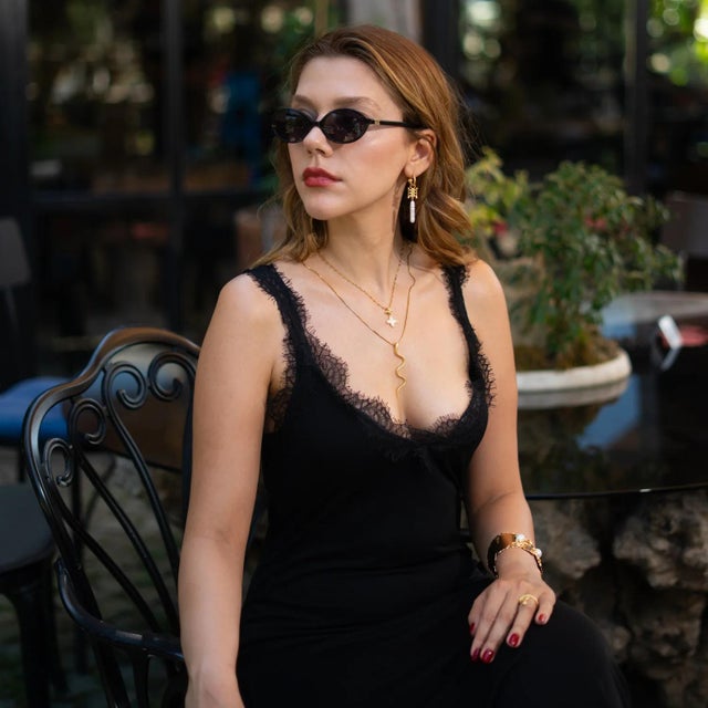 Gold Eternal Serpent Gold Necklace For Sale - Image 8 of 11