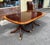 Late 20th Century Councill Craftsmen Georgian Banded Mahogany Double Pedestal Dining Table With 3 Leaves For Sale - Image 15 of 18