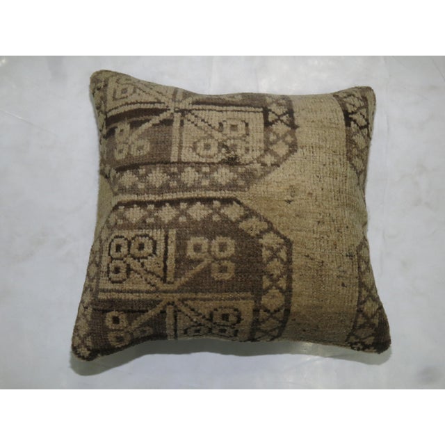 Contemporary Tribal Afghan Ersari Rug Pillow For Sale - Image 3 of 5