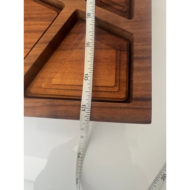 Modern Eco-Friendly Walnut Wood Puzzle Tray Signed Limited Edition For Sale - Image 11 of 12