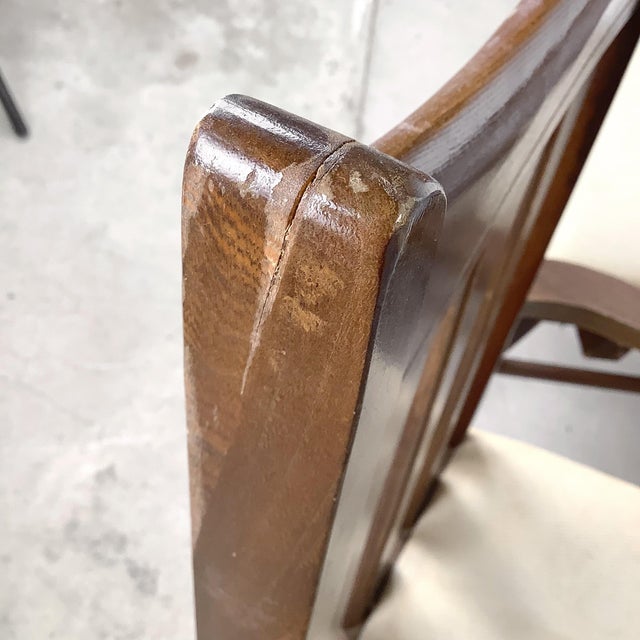 Set of Six Mid-Century Walnut Dining Chairs For Sale - Image 11 of 12