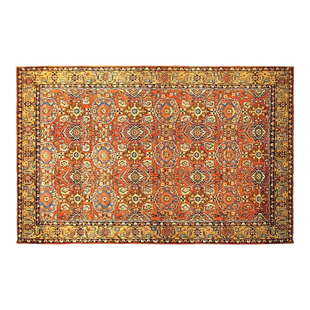 Antique Persian Sultanabad Oriental Carpet, Room Size, with Palmettes For Sale
