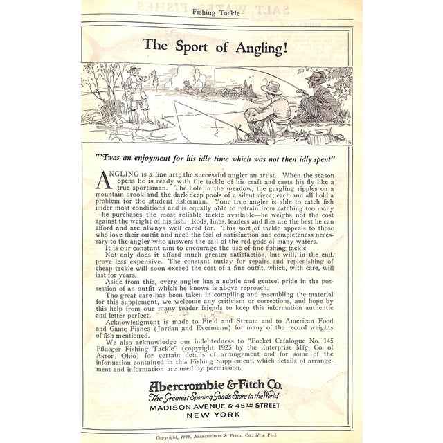 Abercrombie & Fitch 1929 Sportsmans' Catalogue For Sale - Image 13 of 14