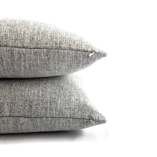 Not Yet Made - Made To Order Stroheim Amatola in the Color Salt White and Black Woven Pillow Cover - 20" X 20" For Sale - Image 5 of 6