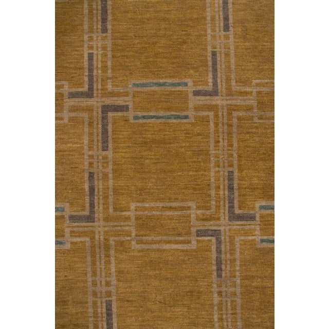 Hand-knotted in wool, this 9x12 contemporary rug joins Rug & Kilim’s Scandinavian collection. It features an architectural...