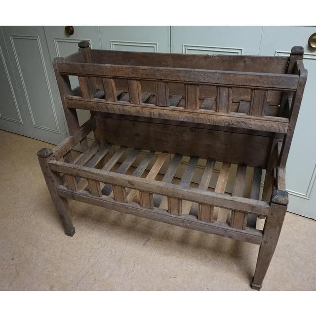 Early 19th Century Oak Garden or Porch Planter Stand For Sale - Image 9 of 18