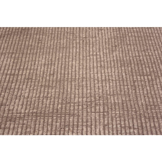 A Highly Decorative Oversized Modern Contemporary Neutral Color Minimalist Abstract Area Rug, Country of Origin: Central...