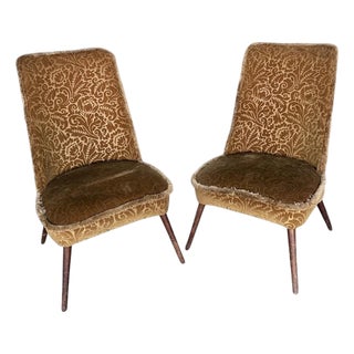 Mid-Century Modern Cocktail Chairs, 1950s, Set of 2 For Sale