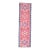 1970s Vintage Handmade Turkish Wool Cotton Pink Runner Rug For Sale