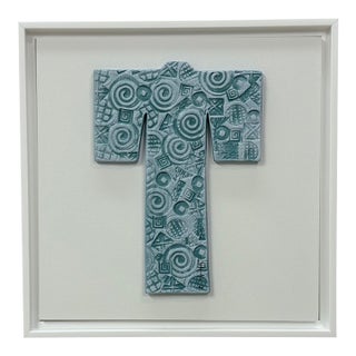 One of a Kind Japanese Kimono Ceramic Sculpture For Sale