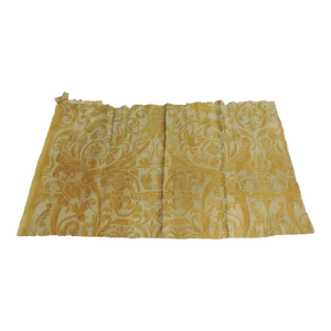 Vintage Gold on Yellow Fortuny Fabric Fragments #3