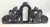 Black Antique 1800's Hand Carved Wood Architectural Salvage Sculpture Statue Pediment For Sale - Image 8 of 13
