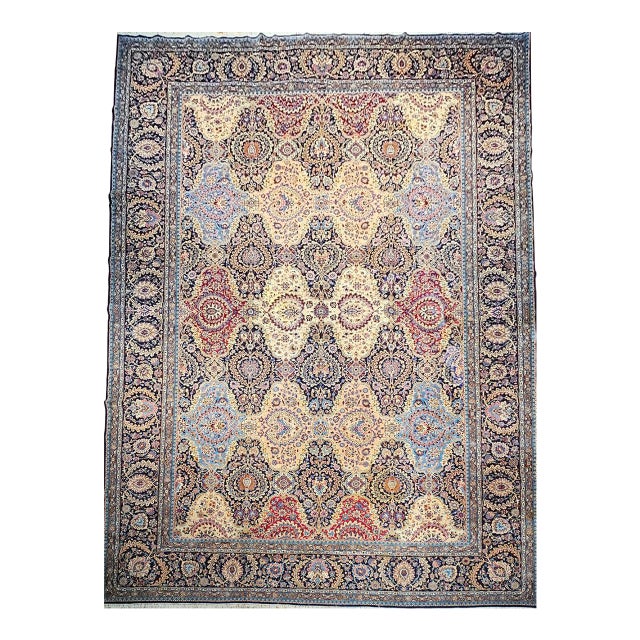 Mid 20th Century Kerman Rug For Sale