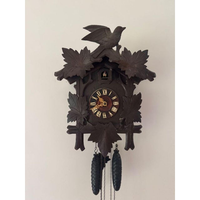 Antique Black Forest Cuckoo Clock, 1890s For Sale - Image 6 of 7