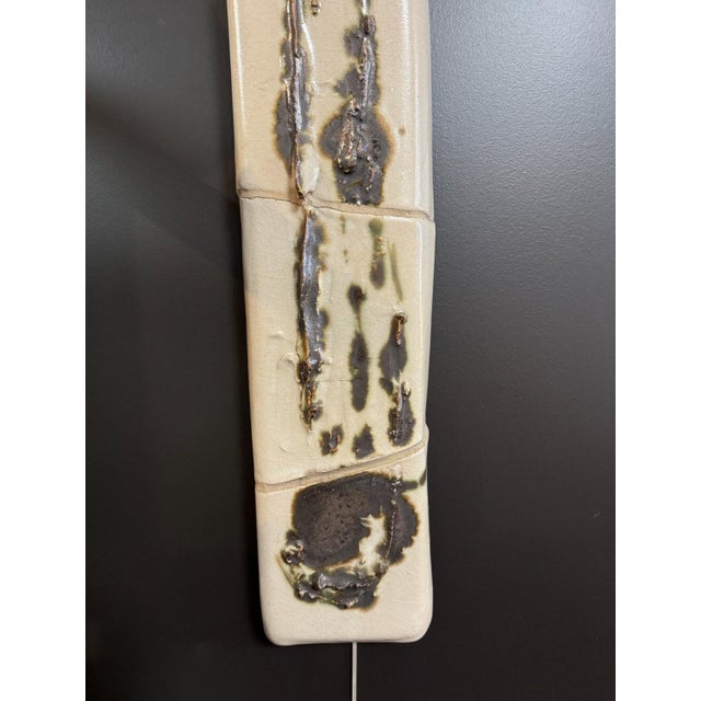 In the spirit of Jean Francois Fouilloux, unsigned. Abstract ceramic sculpture.