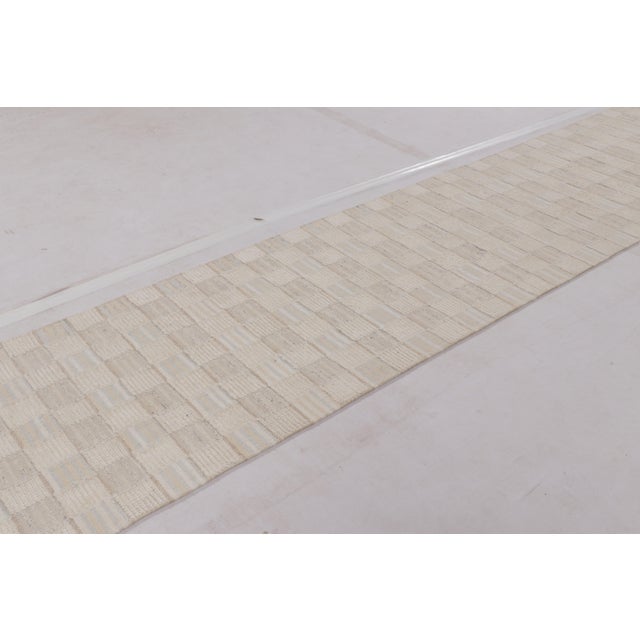 Rug & Kilim Rug & Kilim’s Scandinavian Style Extra Long Runner, With Geometric Patterns For Sale - Image 4 of 9
