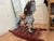 Rustic Large Vintage Folk Art Wooden Rocking Horse For Sale - Image 3 of 8