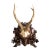 Antique Black Forest Roe Deer Antlers Hunting Trophy Mount For Sale
