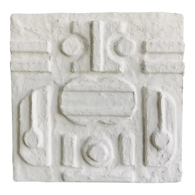 Plaster Mask Bas Relief For Sale