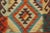 Tribal 1990s Kilim Teesha Rust Brown Wool Rug - 1'11" X 3'0" For Sale - Image 3 of 7