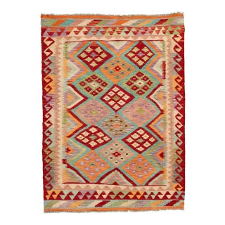 21st Century Modern Kilim Rug 4 '2'' X 5' 8''. For Sale