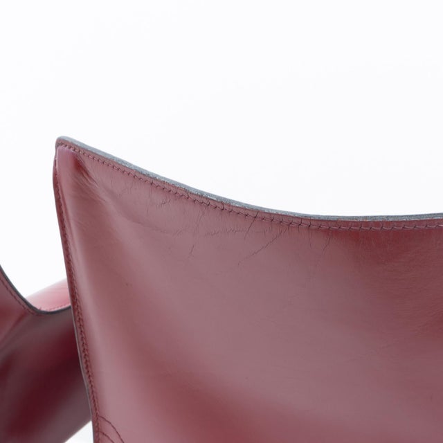 2000 - 2009 Cab 413 Chairs by Mario Bellini for Cassina, 1990s, Set of 2 For Sale - Image 5 of 14