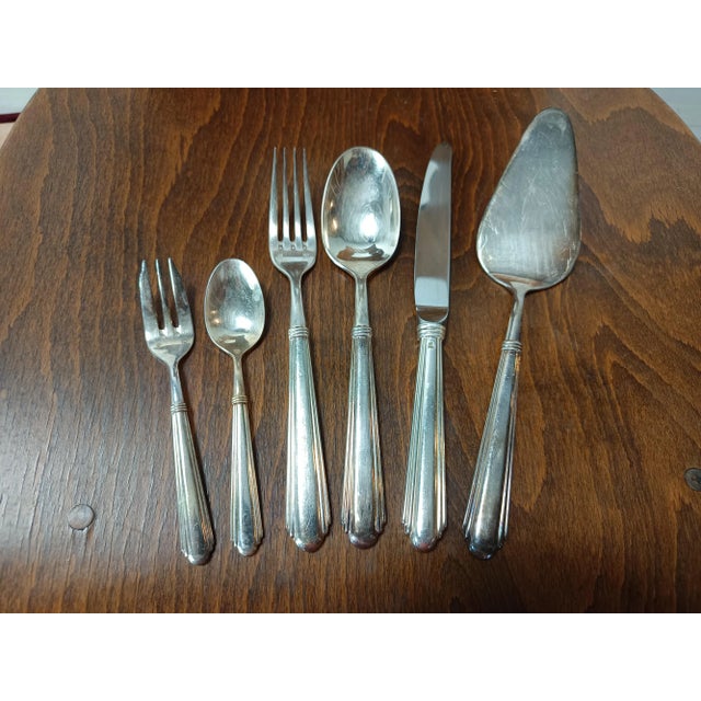 Vintage Silver Cutlery Set from Létang Rémy, 1970s, Set of 59 For Sale - Image 9 of 15
