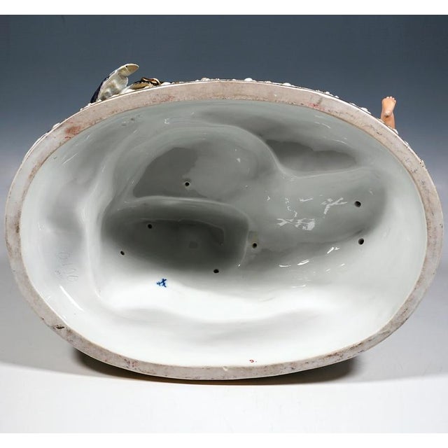 Large Allegorical Group by E. Andresen for Meissen, 1890 For Sale - Image 10 of 13