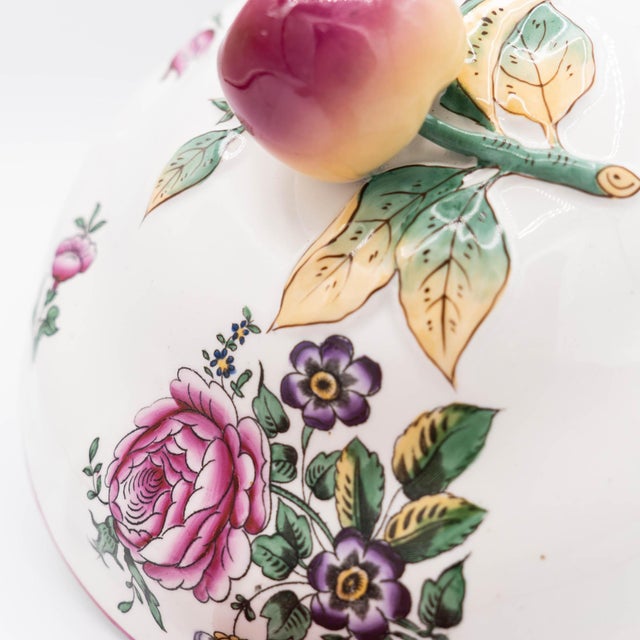 Antique French Soup Tureen from Lunéville, Early 20th Century For Sale - Image 15 of 18