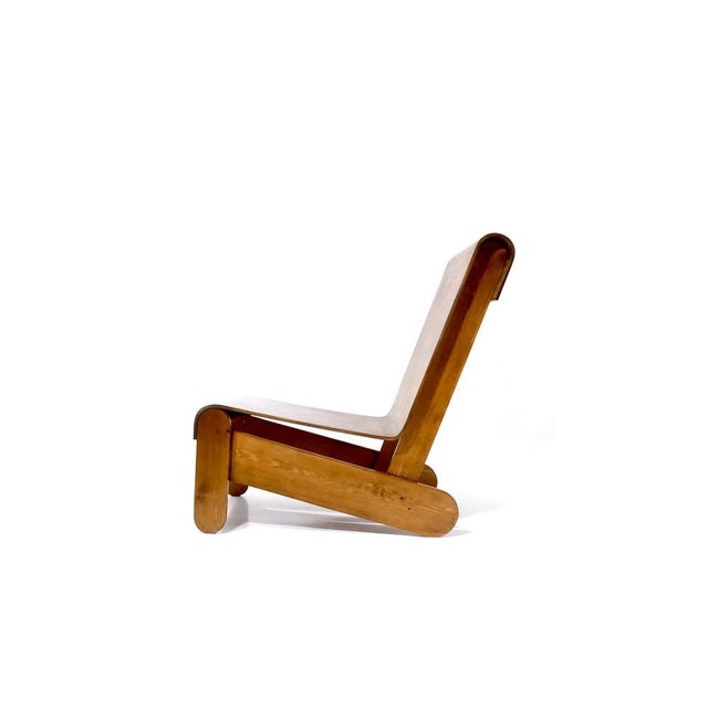 Mid-Century Modern Vintage Dutch Plywood Lounge Chair, 1950s For Sale - Image 3 of 18