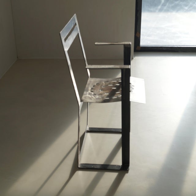 Modern Steel Chair by Albert in T Veld, 1980s For Sale - Image 18 of 18