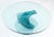Glass Stacked Glass Fan Shape Base Round Coffee Table Italian Post Modern Mid Century For Sale - Image 7 of 13
