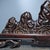 1990s Vintage Chinese Ebony Wood Brush Rest / Mountain Form Display Stand - 26cm For Sale - Image 5 of 9