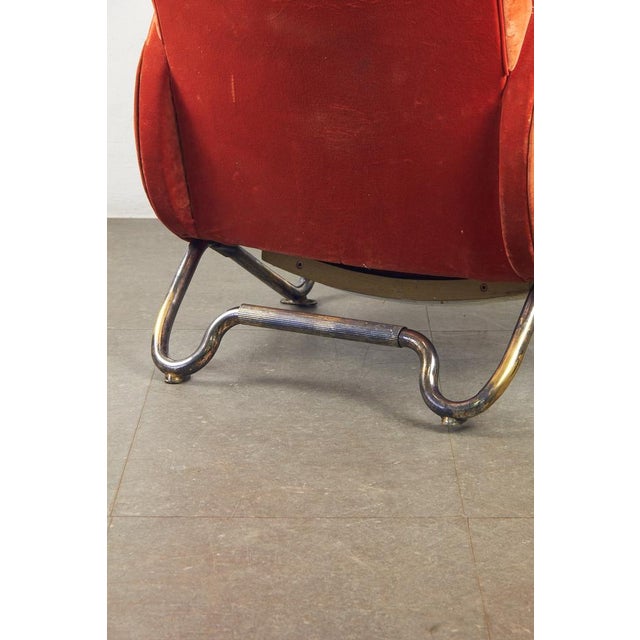 Armchair by Carlo Mollino for the Rai Auditorium, Turin, 1950s, in Very Good conditions. Designed 1950 to 1959 I have...