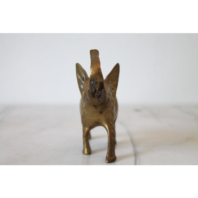 Vintage Brass Elephant For Sale In Milwaukee - Image 6 of 8