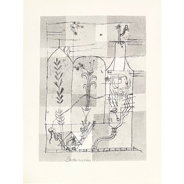1947 Paul Klee Engraving 26 in the Spirit of Hoffmann 1921 Reproduction For Sale