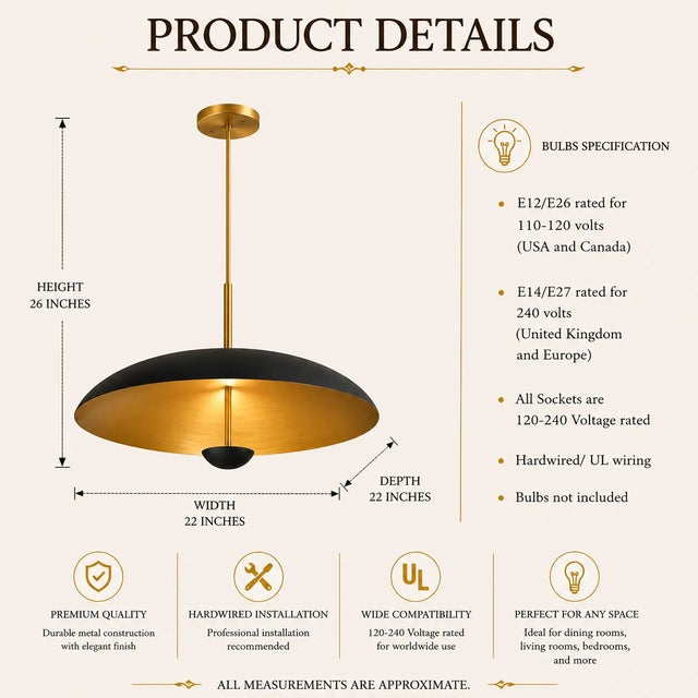 Metal Brass Dome Pendant Light, Raw Brass Finish Scandinavian Kitchen Island Lighting, Mid Century Ceiling Light, Green Hanging Lamp For Sale - Image 7 of 8