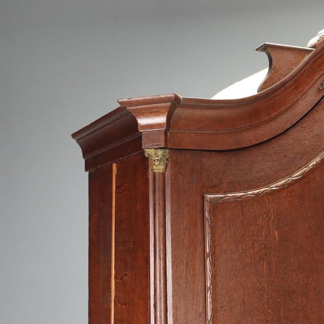 19th Century 19th Century Dutch Oak Cabinet For Sale - Image 5 of 15