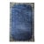 1900s Oversized Art Deco Chinese Rug, Wool Pile, Blue and Gold, Open Design, 11' x 20’ For Sale
