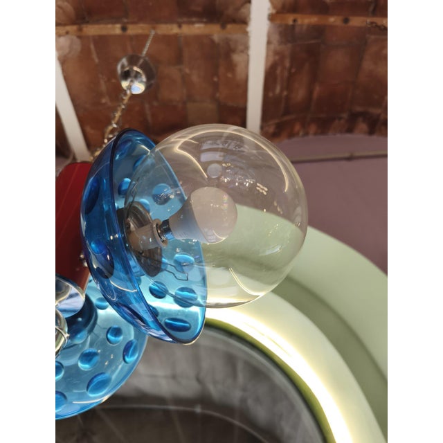 Sputnik Pendant Lamp, Italy, 1970s For Sale - Image 4 of 7