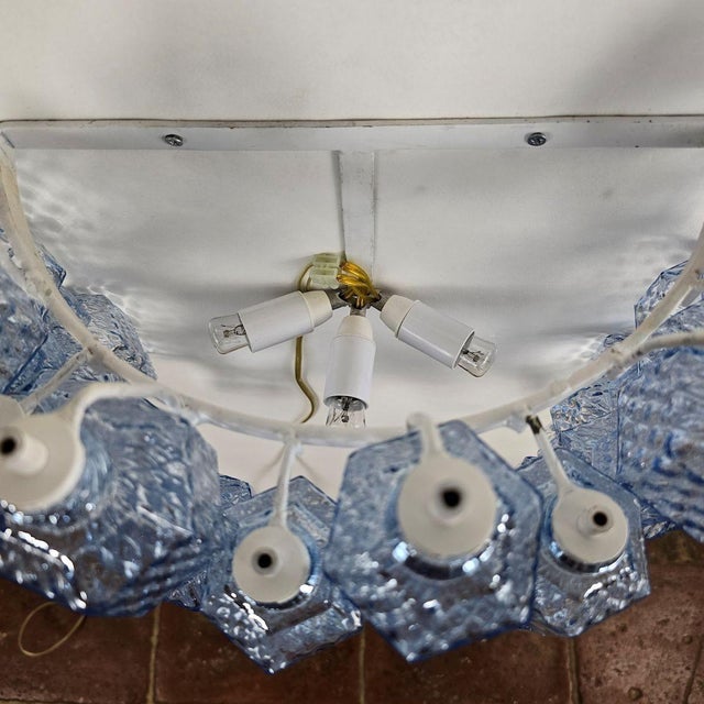 1990s Blue Murano Glass Sconces - a Pair For Sale - Image 12 of 12