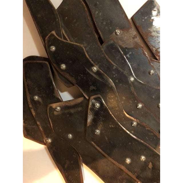 1990s Robert Goodnough, Abstract Expressionist Patinated Metal Assemblage Sculpture Steel, Nuts, Bolts For Sale - Image 5 of 10