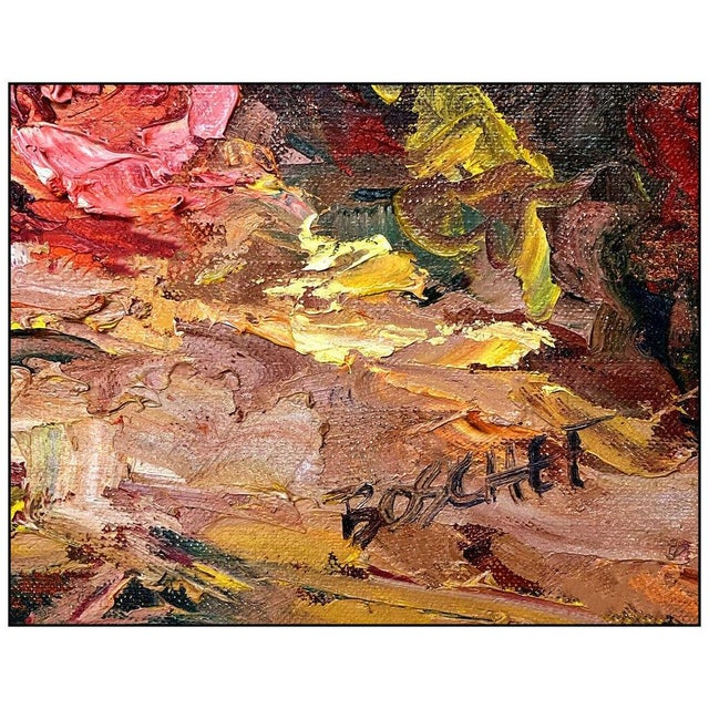 Late 20th Century Flowered Entry, Sandra Boschet For Sale - Image 4 of 5