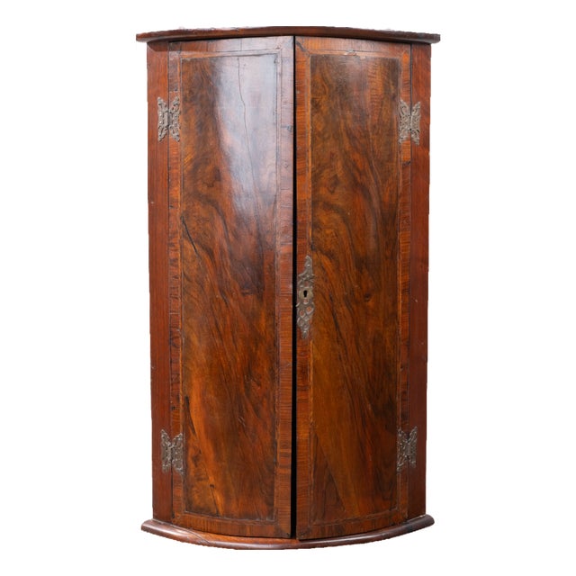 Antique Hanging Corner Cabinet For Sale