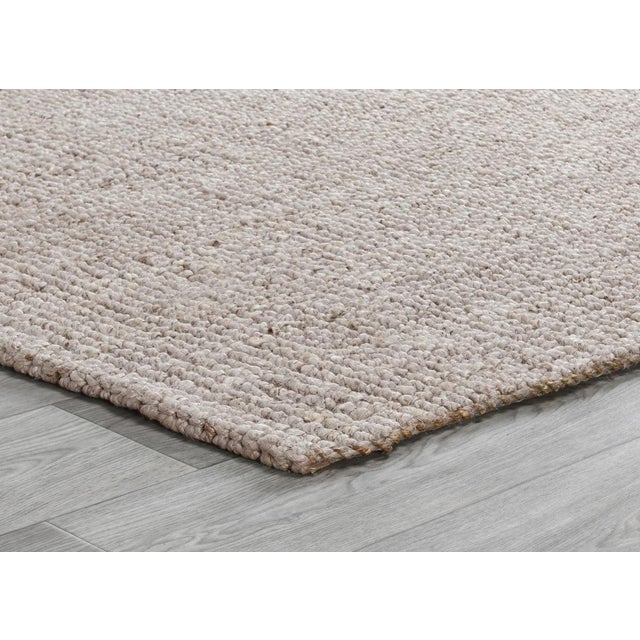 Contemporary Chunky Loop Oat Rug - 2 X 3 For Sale - Image 3 of 4
